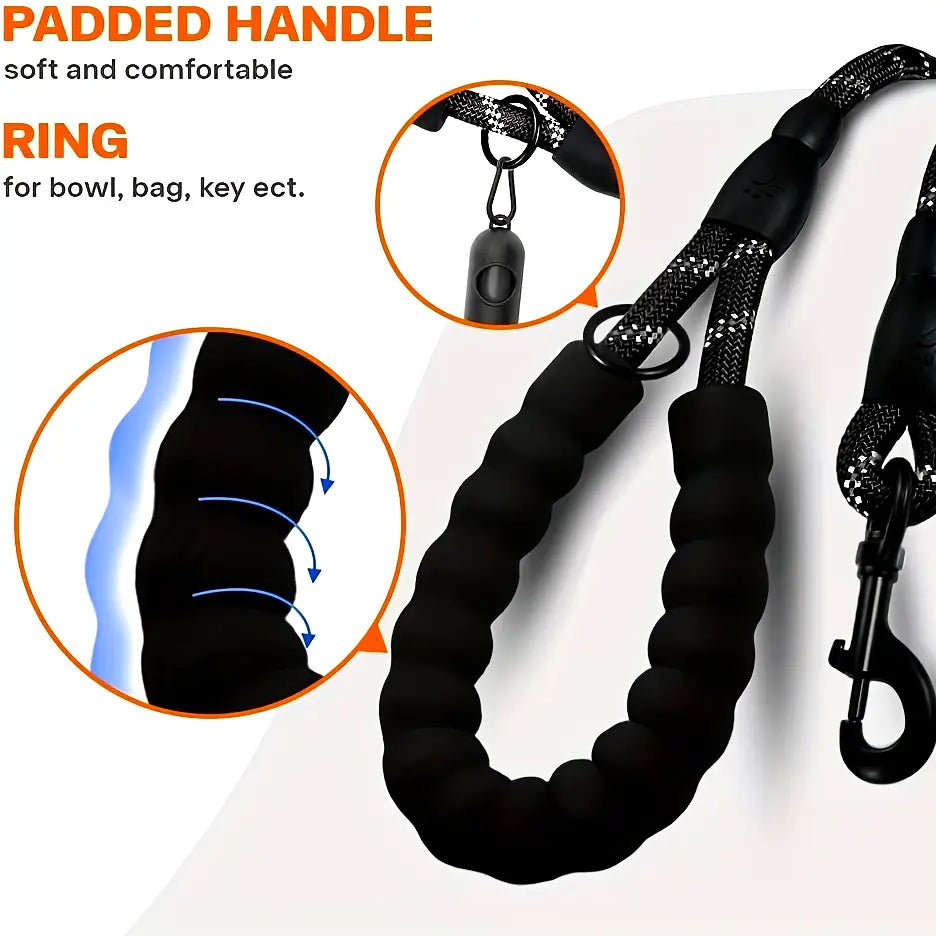 Adjustable for Medium and Large Dogs with Easy Control and Leash