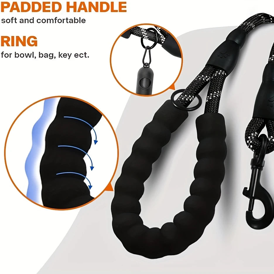 Adjustable for Medium and Large Dogs with Easy Control and Leash